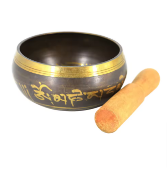 Handmade Tibetan Bronze Buddha Singing Bowl