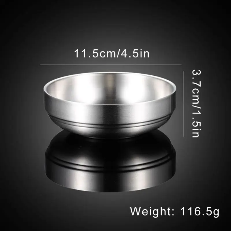 Double Layer Stainless Steel Insulated Rice & Soup Bowls