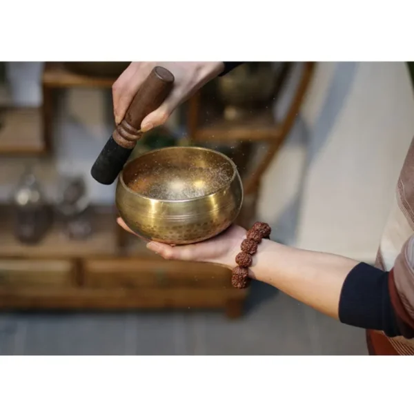 Handmade Nepalese Buddha Sound Bowl – Brass Meditation & Music Therapy