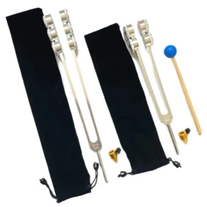 32Hz & 64Hz Aluminum Tuning Fork Set - Sound Healing & Therapy