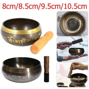 Handmade Tibetan Singing Bowl - Copper Meditation & Healing Chime