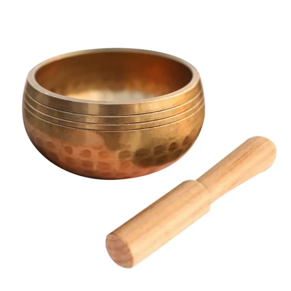 Tibetan Singing Bowl Set – 3 Inch Copper for Yoga, Meditation & Chakra Healing