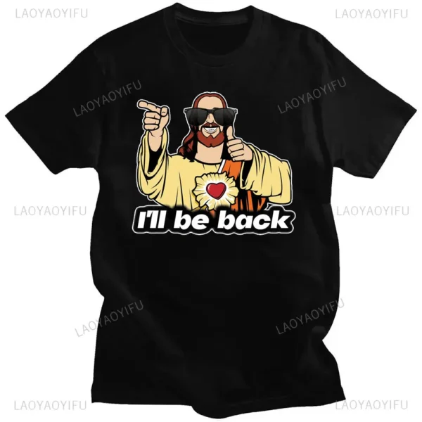 Funny 'Jesus I Saw That' Meme Graphic T-Shirt - Casual Summer Tee for Men & Women