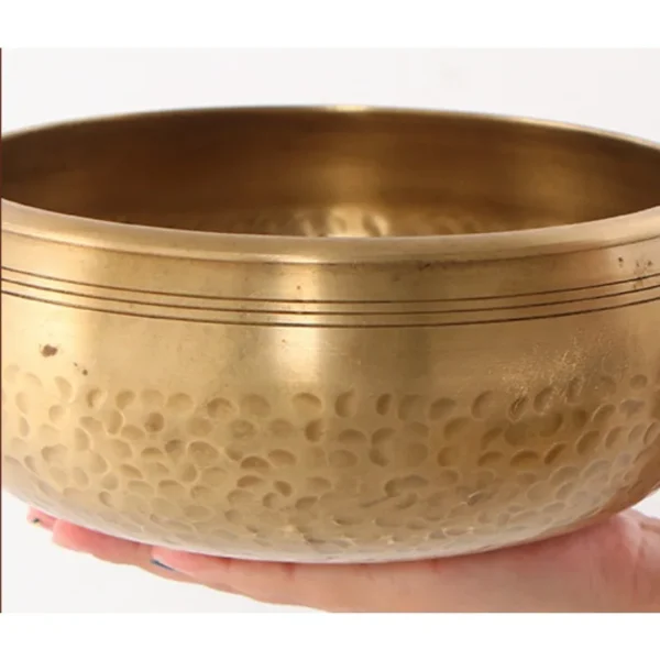 Handmade Nepalese Buddha Sound Bowl – Brass Meditation & Music Therapy