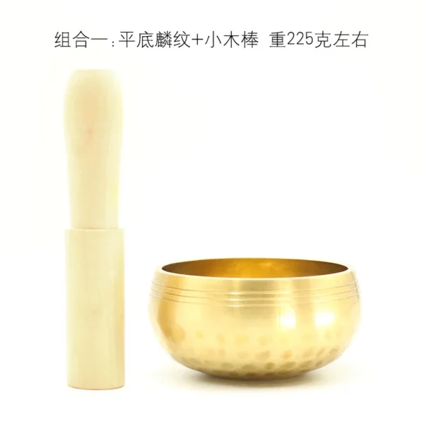 Tibetan Singing Bowl Set – Meditation & Stress Relief Gift for Yoga