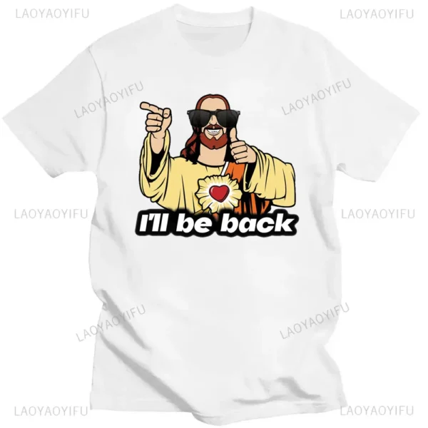 Funny 'Jesus I Saw That' Meme Graphic T-Shirt - Casual Summer Tee for Men & Women