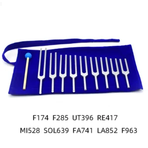 Gold & Silver Aluminum Tuning Fork Set - Professional Sound Healing
