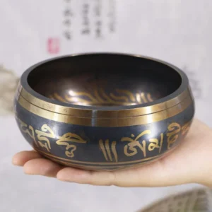Tibetan Brass Singing Bowl - Handmade Yoga Meditation Chime