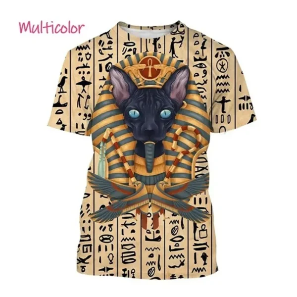 Pharaoh T-Shirt - Ancient Horus Eye Egyptian Unisex Streetwear