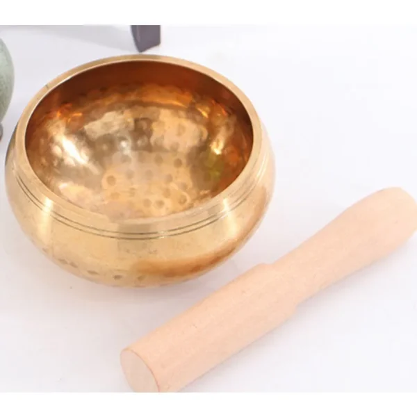 Handmade Nepalese Buddha Sound Bowl – Brass Meditation & Music Therapy