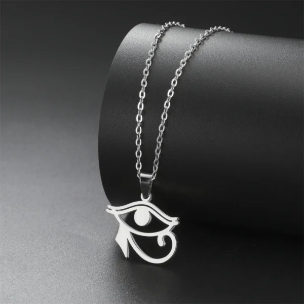 EUEAVAN Eye of Horus Necklace – Vintage Anubis Pendant for Men & Women