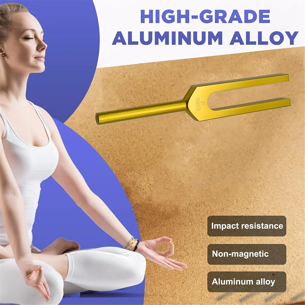 F 963Hz Tuning Fork Set - Healing & Sound Therapy for Harmony