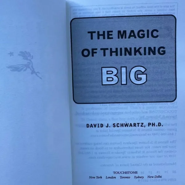 The Magic of Thinking Big