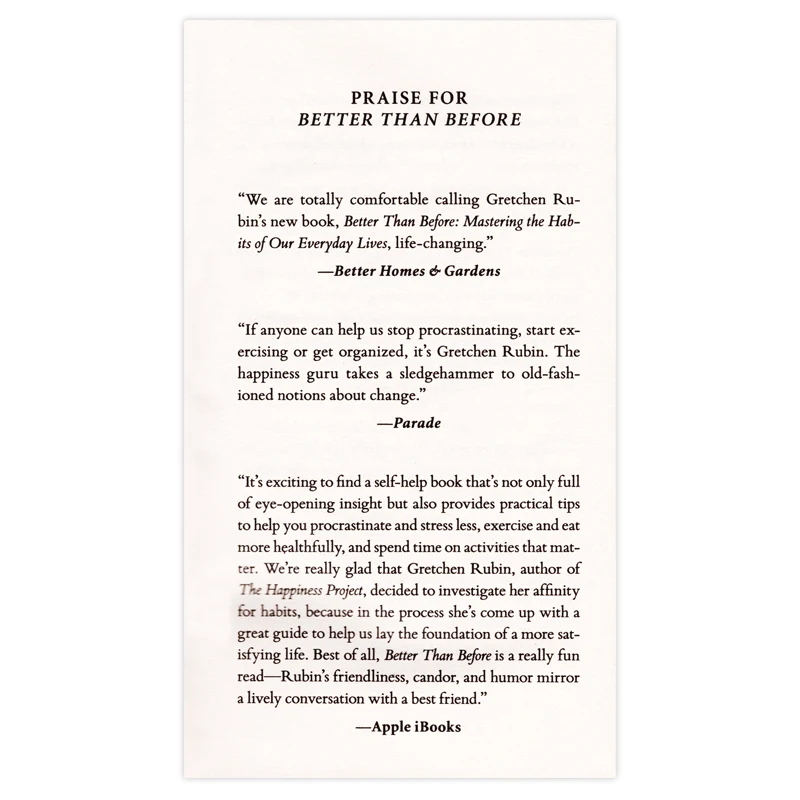 Better Than Before: Mastering Change