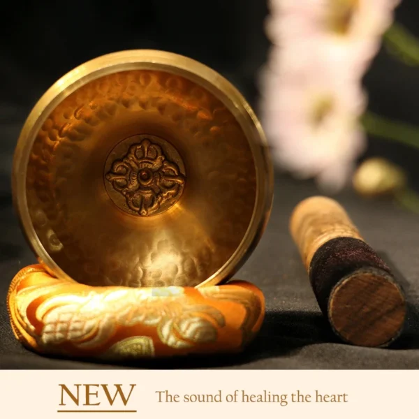 Tibetan Singing Bowl Set – 8cm Healing Bowl for Meditation & Beginners