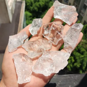 1Pc Natural Clear Quartz Raw Crystal – Rare Transparent Reiki Healing Stone