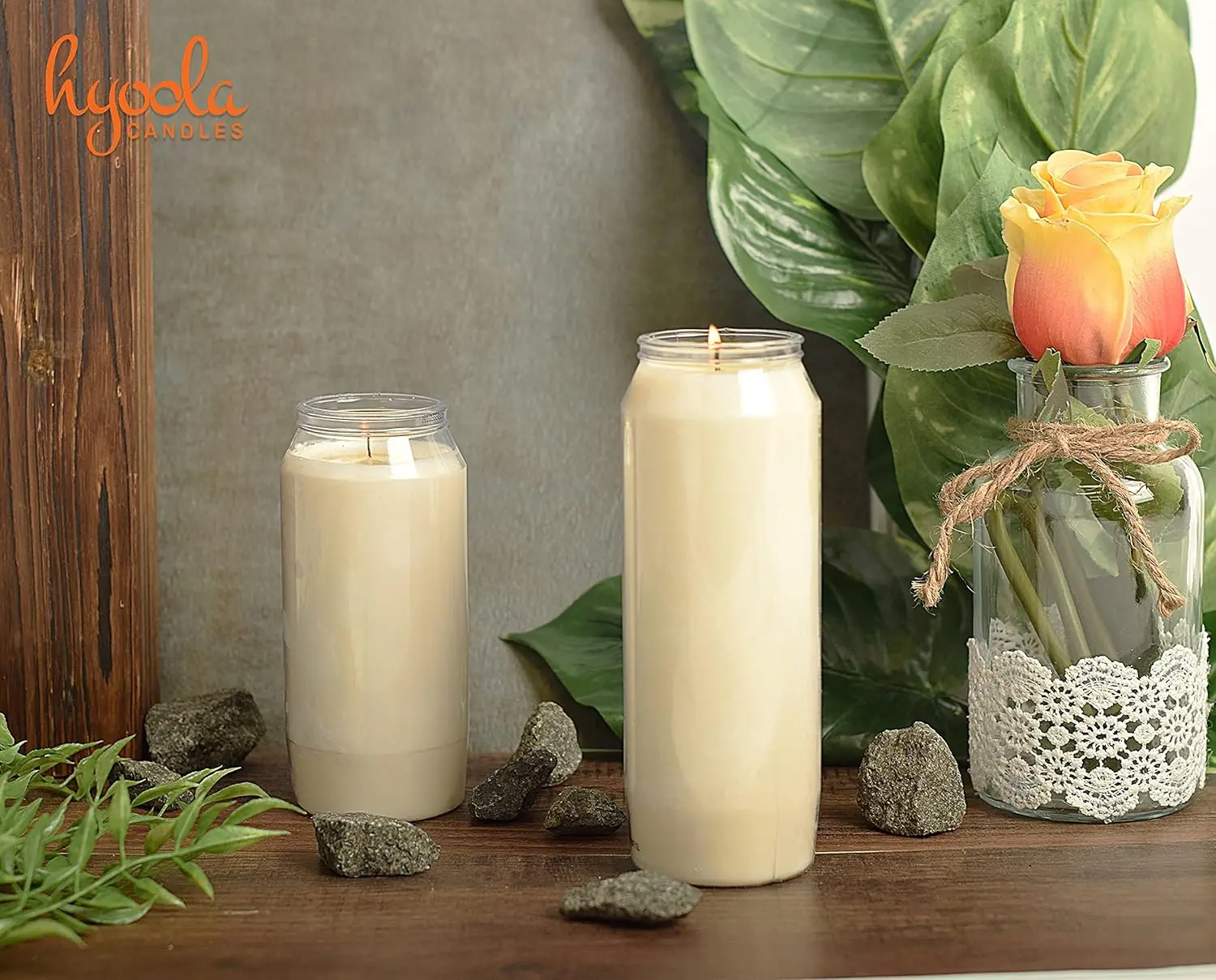 9-Day White Prayer Candles - 10 Pack, 7" Tall Pillar for Vigil & Memorial Decor