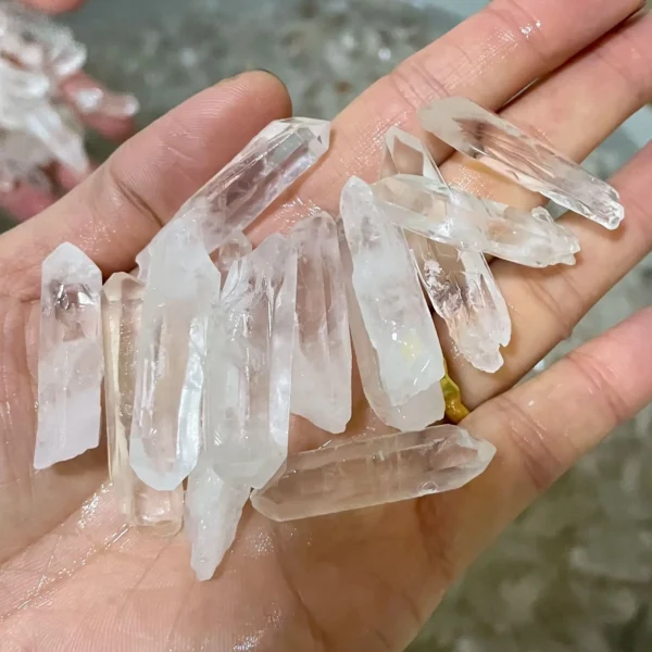 1000g Bulk Natural Clear Quartz Points – Healing Crystal Specimens for Home Decor