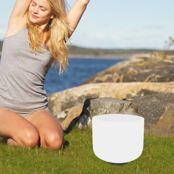 8" Crystal Music Bowl - Meditation Therapy & Sound Healing Bath