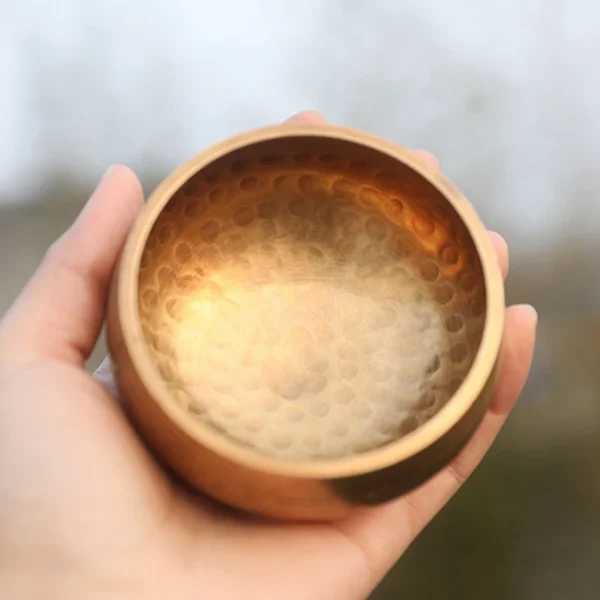 Tibetan Singing Bowl Set – 3 Inch Copper for Yoga, Meditation & Chakra Healing