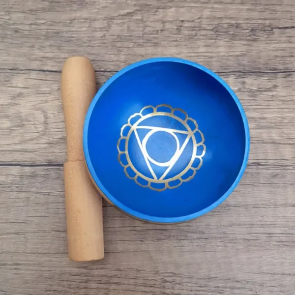 Handmade Tibetan Singing Bowl – Colorful Copper for Meditation & Chakra Healing