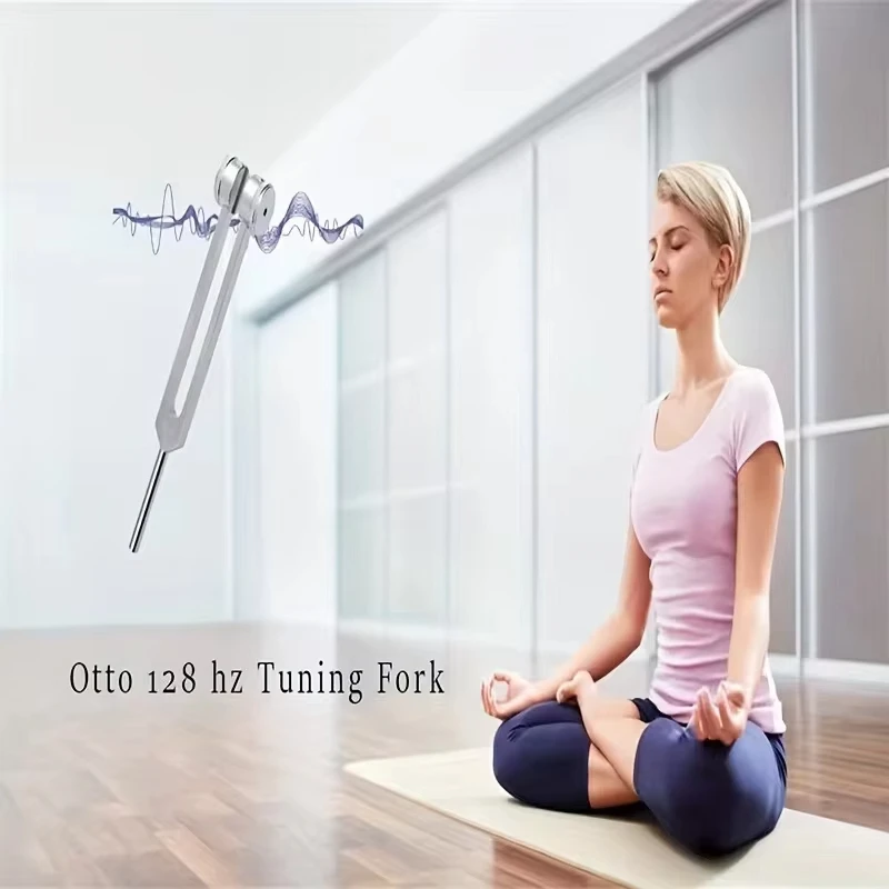 128Hz Tuning Fork - Sound Therapy & Ear Care Set